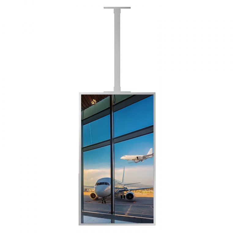 Ceiling Point Display ITMEDIAScreen49CHD Professional Dual Window Display (Ceiling Mount ...