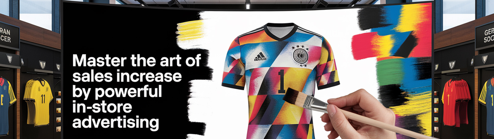 Master the art of sales increase by powerful in-store advertising poster