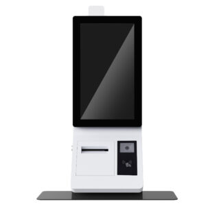 ITMedia SmartPos 22 Flexibles kompaktes Kiosk System mit Tischfuß - Frontansicht